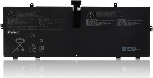 Alt view image 2 of 7 - Kingsener 916TA135H DYNZ02 Laptop Battery For Microsoft Surface Laptop Go Model 1943 12.4-Inch 39.7Wh/5235mAh 7.58V