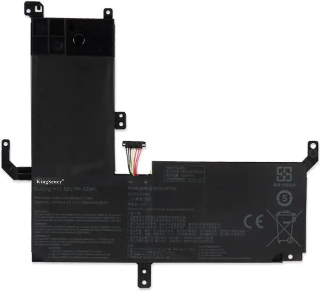 Alt view image 2 of 6 - Kingsener B31N1708 Laptop batter For Asus VivoBook Flip TP510 TP510UA TP510UF TP510UQ TP510UA-1A TP510UF-1A TP510UQ-1A TP510UQ-E8034T Series 11.52V 42WH