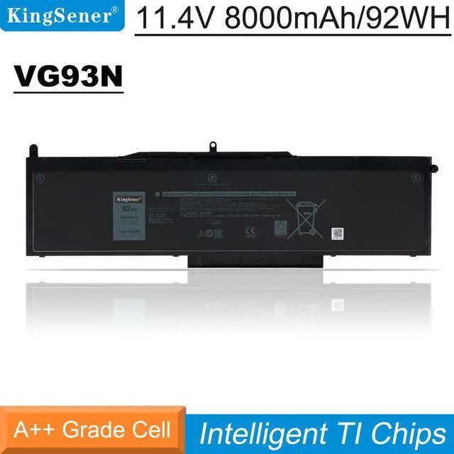 Main image of Kingsener VG93N 92WH Laptop battery For Dell Precision 15 3520 3530 For Dell Latitude 5591 5495 5590 5580 5490 5480