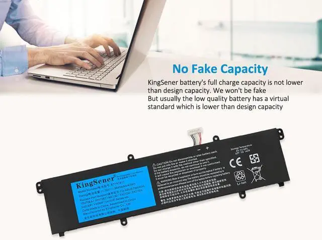 Alt view image 3 of 7 - Kingsener B31N1911 42WH Laptop Battery For VivoBook Flip 14 TM420IA TP470EA M413DA M413DA-EK162T M413DA-EK007T X421DA X421EA X421EP X421FF X421FQ