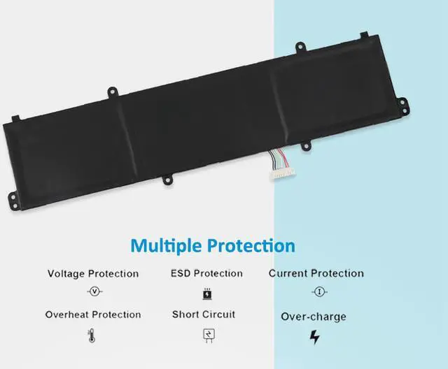 Alt view image 4 of 7 - Kingsener B31N1911 42WH Laptop Battery For VivoBook Flip 14 TM420IA TP470EA M413DA M413DA-EK162T M413DA-EK007T X421DA X421EA X421EP X421FF X421FQ