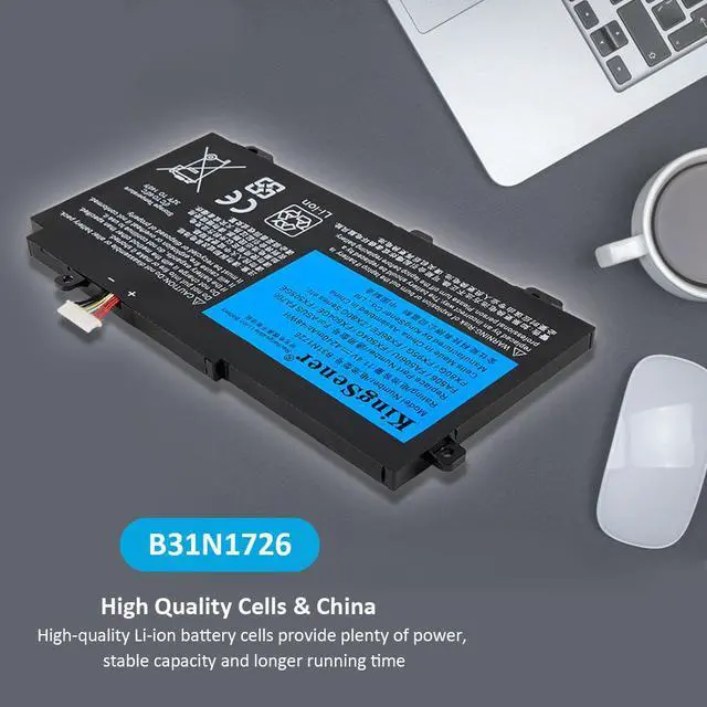 Alt view image 4 of 6 - Kingsener B31N1726 Laptop Battery For ASUS TUF Gaming FX80 FX86 FX504 FX504G FX504GM FX505 FX505G FX505DT FX505GE A15 FA506 FA506IU A17 FA706 FA706IU Series B31BnEH B31Bn91 A41LK9H 11.4V 48Wh