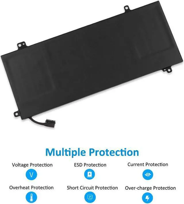 Alt view image 3 of 7 - KingSener PA5366U-1BRS Laptop Battery For Toshiba Dynabook Satellite Pro L50-G 11P 13Q 138 15Q 17P Series 4ICP6/47/61 15.4V 38.1WH/2480mAh