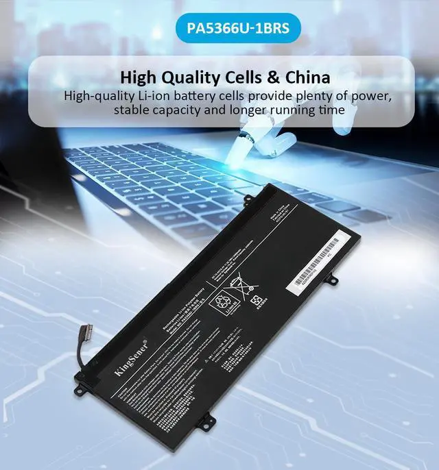 Alt view image 7 of 7 - KingSener PA5366U-1BRS Laptop Battery For Toshiba Dynabook Satellite Pro L50-G 11P 13Q 138 15Q 17P Series 4ICP6/47/61 15.4V 38.1WH/2480mAh