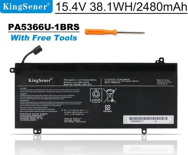 Main image of KingSener PA5366U-1BRS Laptop Battery For Toshiba Dynabook Satellite Pro L50-G 11P 13Q 138 15Q 17P Series 4ICP6/47/61 15.4V 38.1WH/2480mAh