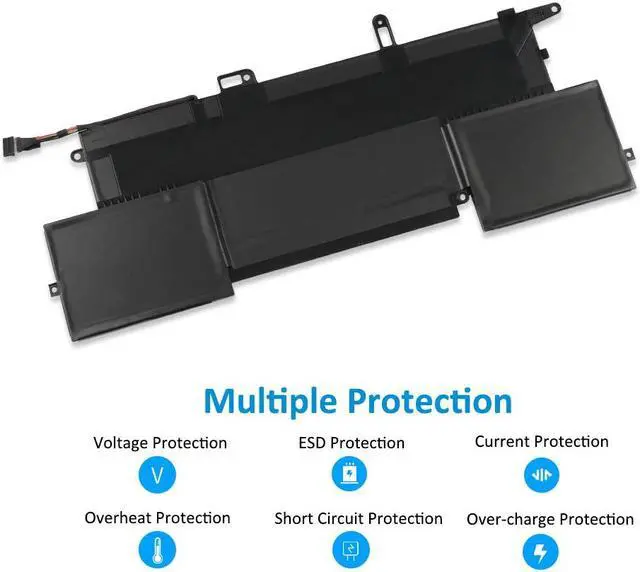 Alt view image 3 of 7 - KingSener 7146W Laptop Battery For Dell Latitude 9410 02K0CK 0C76H7 P110G