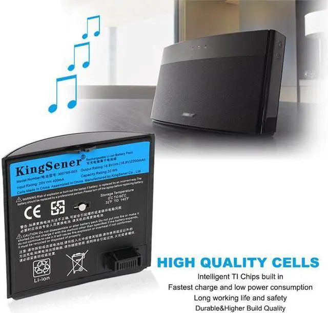 Alt view image 2 of 7 - Kingsener 300769-003 300769-002 300769-004 300769-001 300770-001 For BOSE SoundDock SoundLink Air Mini I Bluetooth Battery