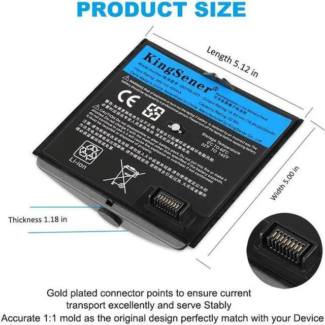 Alt view image 5 of 7 - Kingsener 300769-003 300769-002 300769-004 300769-001 300770-001 For BOSE SoundDock SoundLink Air Mini I Bluetooth Battery