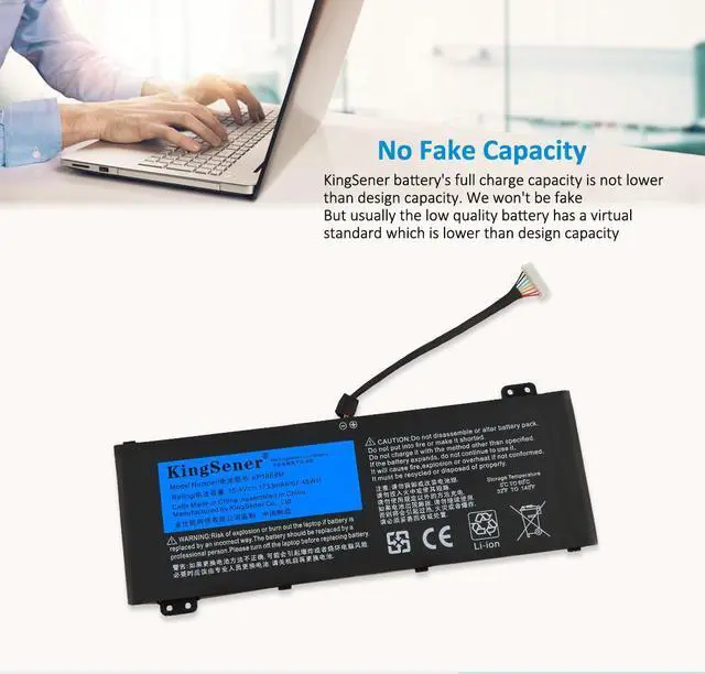 Alt view image 3 of 7 - Kingsener AP20CBL Replacement Battery For Acer Chromebook 512 C852 series