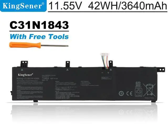 Main image of Kingsener C31N1843 Laptop Battery For ASUS VivoBook S14 S432 S432FA S432FL S15 S532 S532FA S532FL X432FA X432FA-2S X532FA X532FL