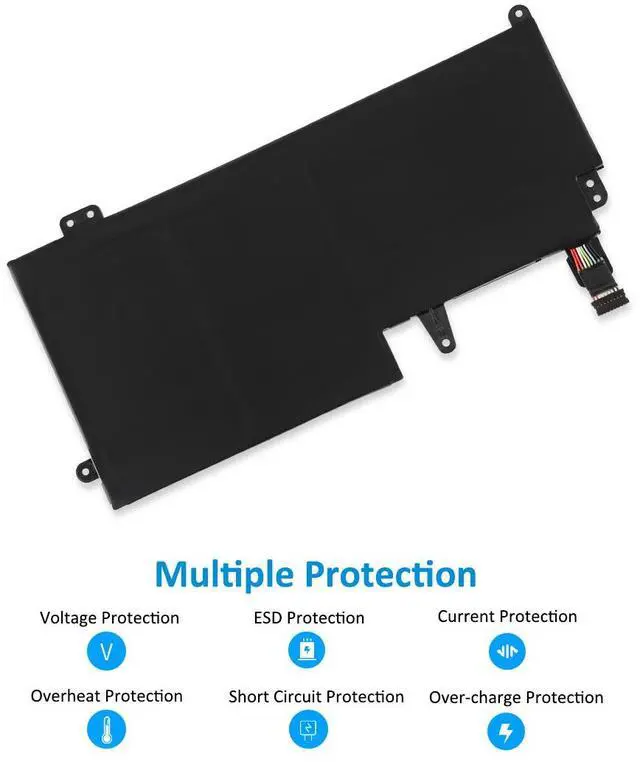 Alt view image 3 of 7 - Kingsener 01AV436 Laptop Battery For Lenovo ThinkPad 13 S2 1st Gen 2 13 Chromeboo Series SB10J78998 01AV400 01AV401 01AV402 SB10J78999 01AV435 01AV437 SB10J78997