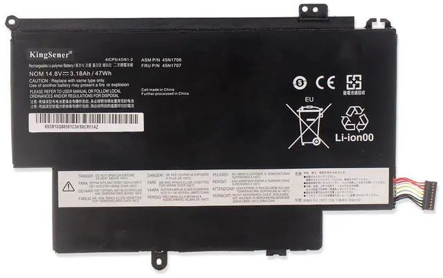 Main image of Kingsener 45N1706 Laptop Battery For LENOVO ThinkPad Yoga S1 120 S240 20CD/20DA Yoga 12 20DL/20DK 45N1705 45N1707 45N1704