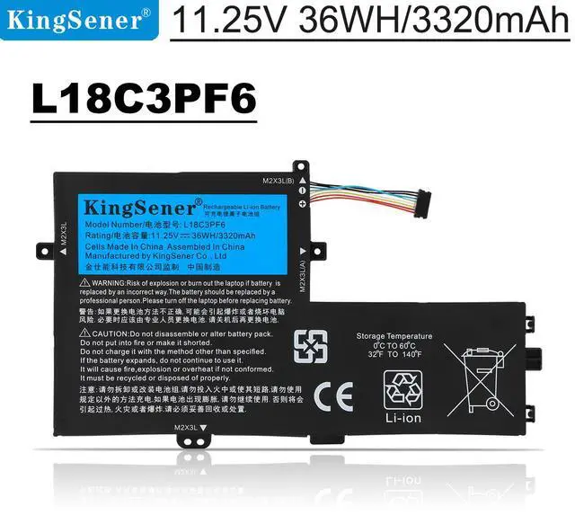 Main image of Kingsener L18C3PF7 3220mAh Laptop Battery For Lenovo IdeaPad S340-14API S340-14IIL S340-14IML S340-14IWL S340-15API S340-15API Series L18M3PF7 L18L3PF3 L18M3PF6 L18C3PF6