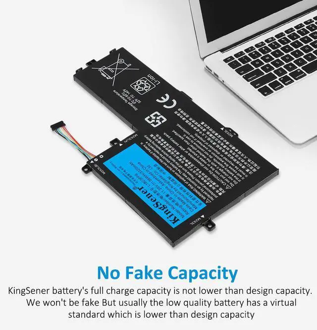 Alt view image 4 of 7 - Kingsener L18C3PF7 3220mAh Laptop Battery For Lenovo IdeaPad S340-14API S340-14IIL S340-14IML S340-14IWL S340-15API S340-15API Series L18M3PF7 L18L3PF3 L18M3PF6 L18C3PF6