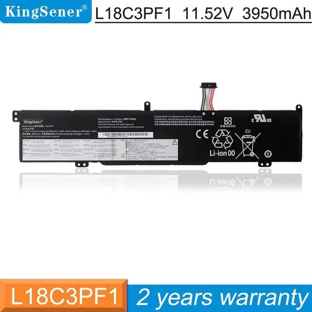 Main image of Kingsener L18C3PF1 11.52V 45Wh Laptop Battery For Lenovo Ideapad L340-15IRH L340-17IRH Gaming Series L18M3PF1 5B10T04975 5B10W67350 5B10T04976 5B10W67336 SB10W67243 3950mAh