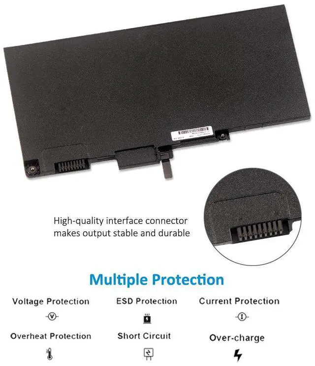Alt view image 3 of 7 - KingSener TA03XL Laptop Battery For HP EliteBook 755 G4 840 G4 850 G4 848 G4 Series HSTNN-IB7L HSTNN-LB7J 854047-421 HSTNN-I75C-4 HSTNN-I75C-5 HSTNN-I02C-4 HSTNN-I02C-5