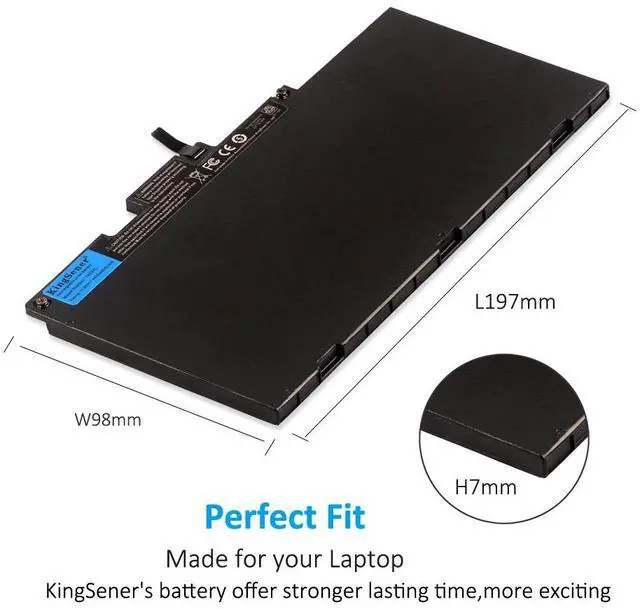 Alt view image 4 of 7 - KingSener TA03XL Laptop Battery For HP EliteBook 755 G4 840 G4 850 G4 848 G4 Series HSTNN-IB7L HSTNN-LB7J 854047-421 HSTNN-I75C-4 HSTNN-I75C-5 HSTNN-I02C-4 HSTNN-I02C-5
