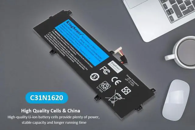 Alt view image 2 of 6 - Kingsener C31N1620 Laptop Battery For Asus ZenBook UX430U UX430UN UX430UQ UX430UA UX430UQ-GV015T PRO PU404 PU404UF 11.55V 50WH