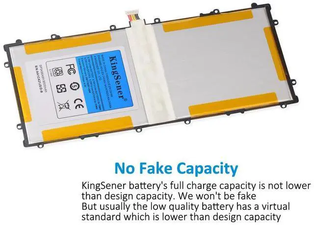 Alt view image 2 of 7 - KingSener 9000mAh SP3496A8H Battery For Samsung Google Nexus 10 N10 Table PC for Samsung GT-P8110 HA32ARB Tablet Battery 3.75V