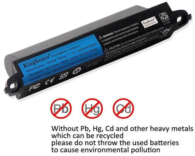 Alt view image 5 of 7 - KingSener 359498 speak battery For Bose SoundLink III bluetooth Audio 330107 359498 330107A 359495 2330mAh/26WH