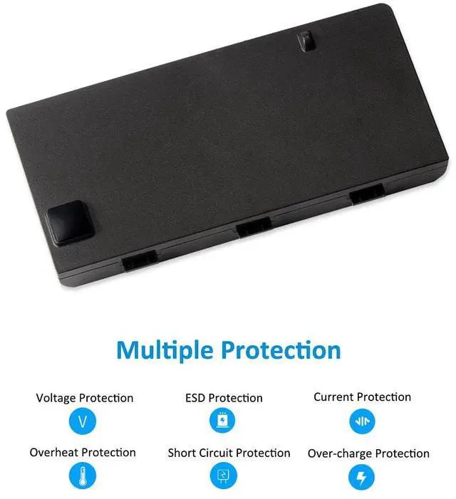 Alt view image 3 of 7 - Kingsener BTY-M6D Laptop Battery for MSI GT60 GT70 GX780R GX680 GX780 GT780R GT660R GT663R GX660 GT680R GT783R 9CELLS Replacement Notebook Battery