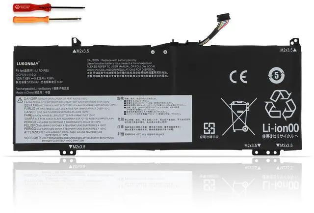 Main image of L17C4PB0 battery For Lenovo Flex 6-14IKB 14ARR For Lenovo IdeaPad 530S-14ARR 14IKB 14IKB L17M4PB0 L17C4PB2