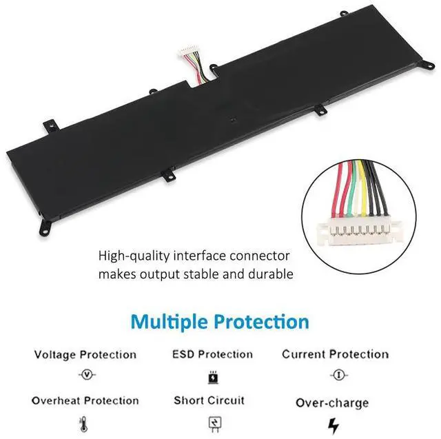 Alt view image 4 of 6 - KingSener C21N1423 Laptop battery for ASUS X302L X302LJ X302LA R301LA F302LJ F302U X302LJ-R4073/R4036H 7.6V 38WH