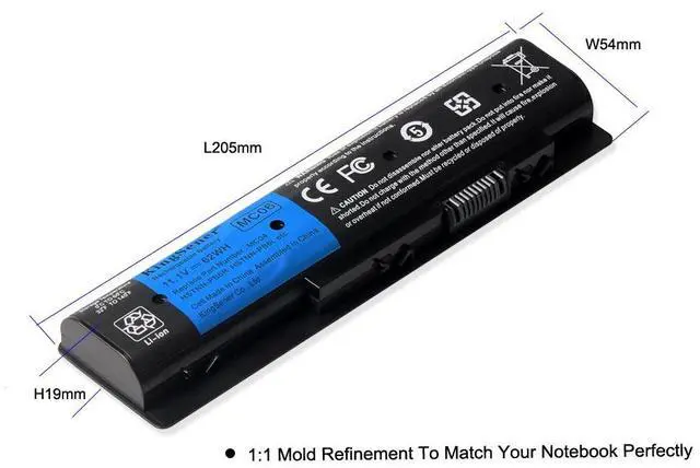 Alt view image 4 of 7 - Kingsener MC04 MC06 Laptop Battery for HP Envy m7-n109dx m7-n011dx 17-r Series HSTNN-PB6R HSTNN-PB6L
