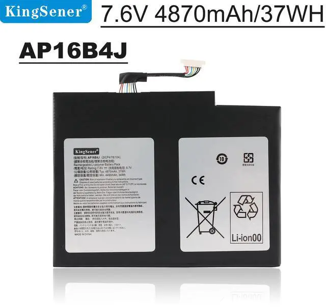 Main image of Kingsener AP16B4J Laptop Battery for Acer Aspire Switch Alpha 12 SA5-271 SA5-271-5030 707Z 52YL 3981
