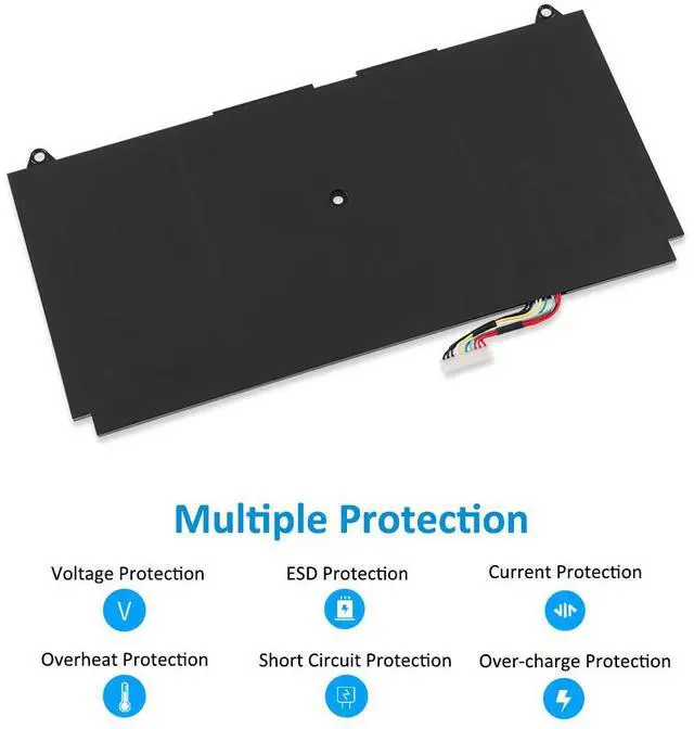 Alt view image 3 of 7 - KingSener AP13F3N Laptop battery For Aspire S7-392 S7-392-9890 2ICP4/63/114-2 7.5V 6280mAh/47WH