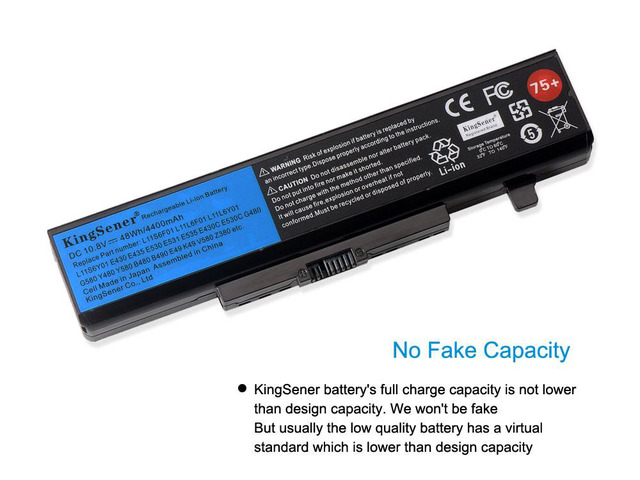 Batterymaster 48Wh 6-Cell Laptop Battery For Lenovo ThinkPad E430, E431, E440, E530, E531, E535, E540