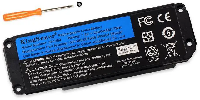 Main image of Kingsener  7.4V 17WH 061384 061385 061386 063404 063287 Battery For BOSE SoundLink Mini I Bluetooth Speaker Rechargeable Battery