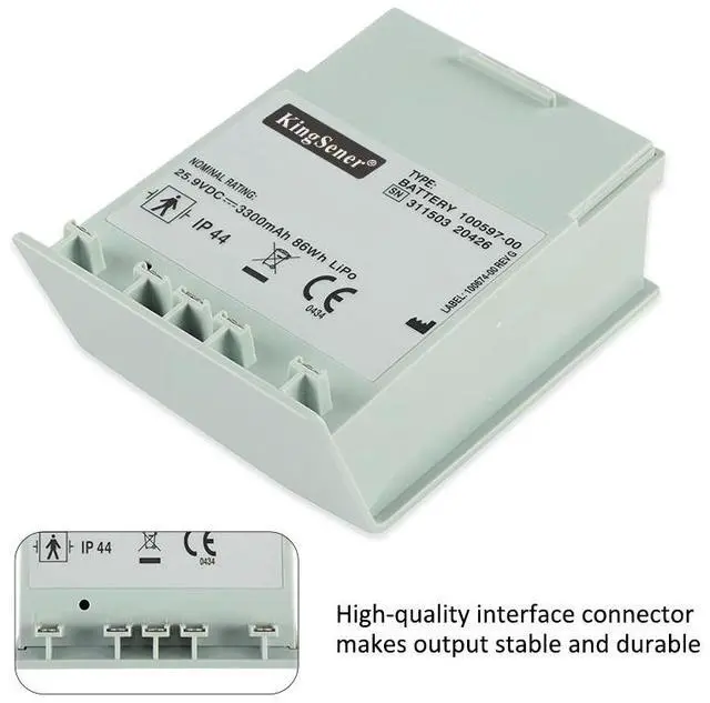 Alt view image 4 of 6 - KingSener 100597-00 Replacement Battery For Medtronic Lucas 2 Chest Compression System 25.9V 3300mAh