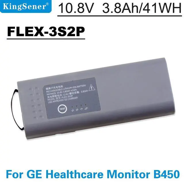 Main image of KingSener Rechargeable Battery FLEX-3S2P For GE Healthcare Monitor B450 Batteries REF2062895-001 10.8V 3.80Ah Li-Ion