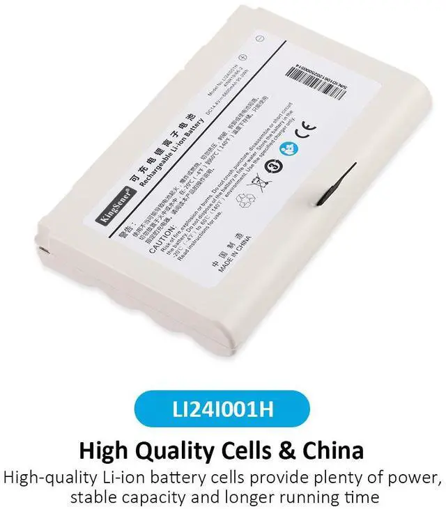 Alt view image 4 of 7 - KingSener 6600mAh Medical Battery For Mindray LI24I001H LI24I002H SV300 uMED20 Consona N9 SV60 SV70 SV350 ME7