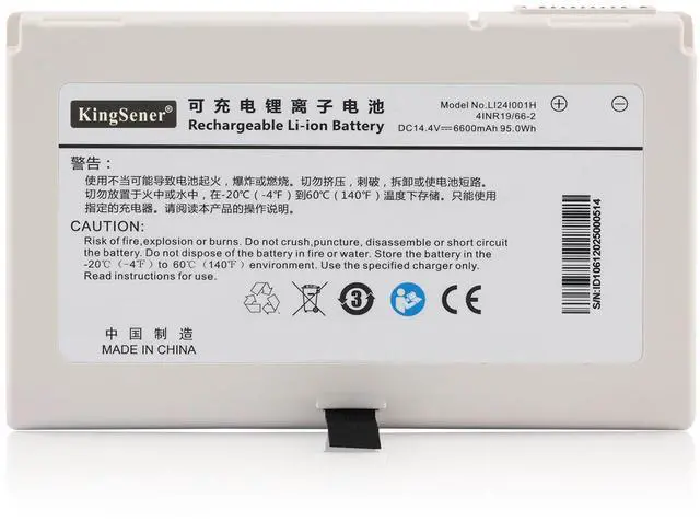 Main image of KingSener 6600mAh Medical Battery For Mindray LI24I001H LI24I002H SV300 uMED20 Consona N9 SV60 SV70 SV350 ME7