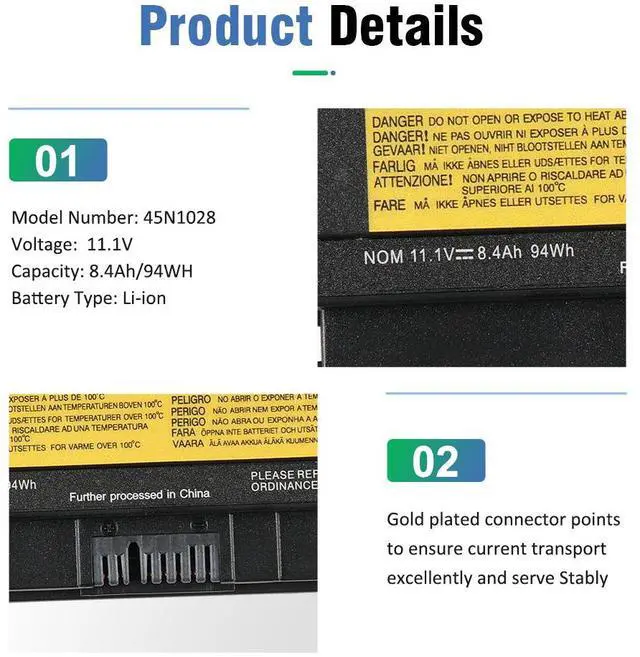 Alt view image 6 of 7 - KingSener X230 44++ Laptop Battery for Lenovo Thinkpad X230I X230S 45N1029 45N1028 45N1022 45N1021 45N1024