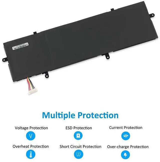 Alt view image 3 of 7 - Kingsener C31N1816 Laptop battery For Asus ZenBook Flip 13 UX362 UX362F UX362FA Q326FA Q326FA-BI7T13 11.55V 4335mAh/50WH