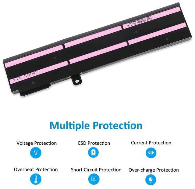 Alt view image 3 of 7 - KingSener BTY-M6H notebook battery for MSI ge70 gp72mvr gl62vr gl62m ge72vr ms-16J3 ms-16J4 ms-16J6 ms-1792 ms-1795 ms-16J5L
