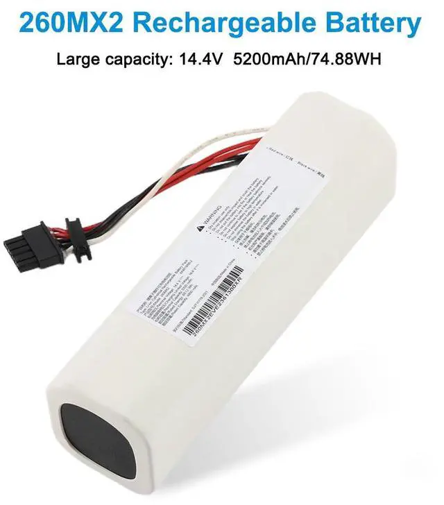 Alt view image 2 of 7 - KingSener 260MX2 Rechargeable Battery For Xiaomi Mijia Vacuum Cleaner Pro 2 (MJSTS1)