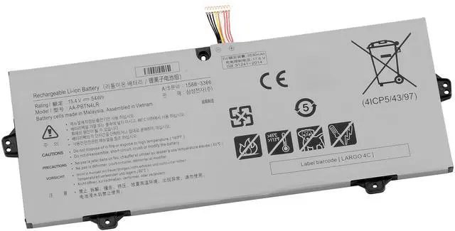 Alt view image 7 of 7 - Kingsener AA-PBTN4LR Laptop Battery For Samsung Notebook 9 Pro NP940X3M NP940X5M NP940X5N NP940X3M-K01US NP940X3M-K02US NP940X5M-X01US BA43-00386A