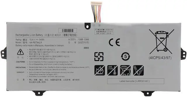 Main image of Kingsener AA-PBTN4LR Laptop Battery For Samsung Notebook 9 Pro NP940X3M NP940X5M NP940X5N NP940X3M-K01US NP940X3M-K02US NP940X5M-X01US BA43-00386A