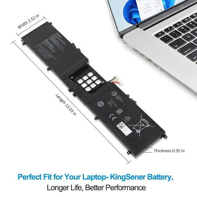 Alt view image 5 of 7 - KingSener RC30-0423 Laptop Battery For Razer Blade 17 2022 RZ09-0423