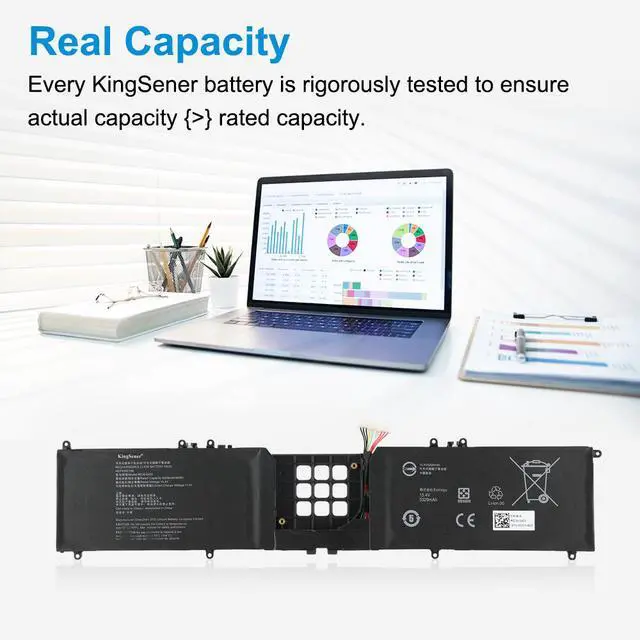 Alt view image 4 of 7 - KingSener RC30-0423 Laptop Battery For Razer Blade 17 2022 RZ09-0423