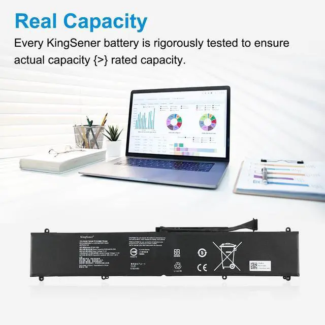 Alt view image 4 of 7 - KingSener RC30-0483 Laptop battery For Raze RZ09-0483 RZ09-0483S RZ09-0483U