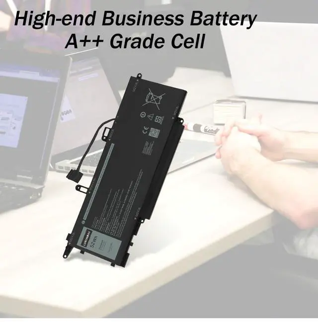 Alt view image 7 of 7 - LUSONBAY NF2MW 7.6V 52WH Laptop Battery Replacement For Dell Latitude 7400 2-in-1 Latitude 9410 2-in-1 Series Notebook 0C76H7 C76H7 7146W 08W3YY 085XM8 0G8F6M