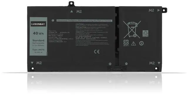Main image of JK6Y6 Laptop Battery Replacement For Dell Latitude 3410 3510 Vostro 14 5402 5501 5502 Inspiron 5300 5301 5401 5408 5508 5509 5406 7300 7506 2-in-1 Silver Series
