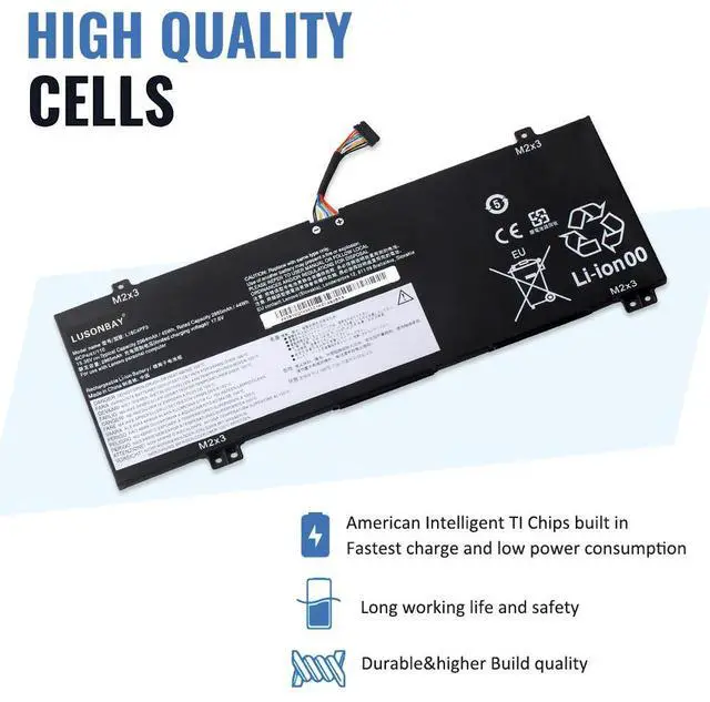 Alt view image 3 of 7 - LUSONBAY L18C4PF3 L18M4PF4 L18M4PF3 L18C4PF4 Battery For Lenovo IdeaPad C340-14API 14IWL S540-14API IML Flex-14API 11.36V 45WH
