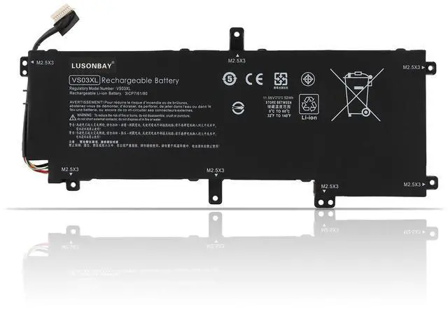 Main image of LUSONBAY VS03XL Laptop Battery for HP Envy 15-AS 15-AS014WM 849047-541 HSTNN-UB6Y 849047-541 849313-850 Tablet 11.55V 52wh