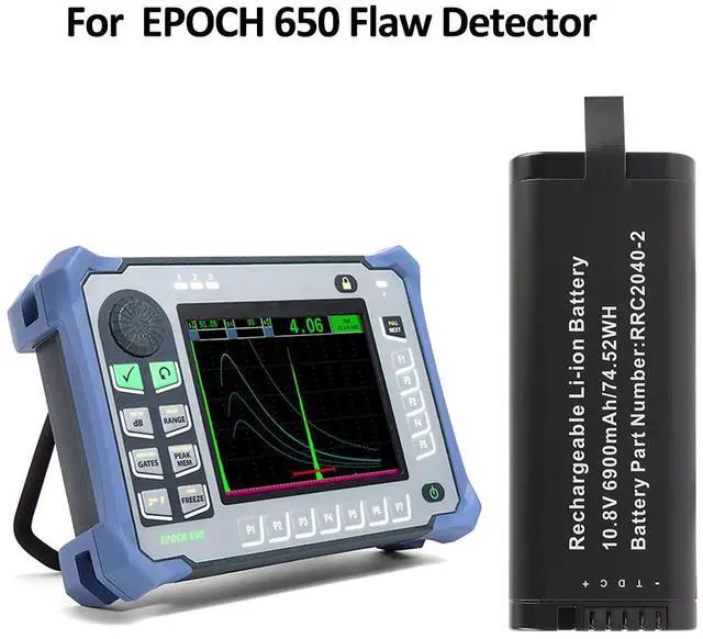 Alt view image 5 of 7 - KingSener RRC2040-2 Rechargeable Smart Battery Pack For Olympus EPOCH 650 Flaw Detector 100559-05 328-RRC20402